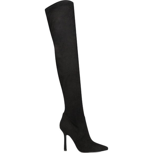 Steve Madden Shoes - Steve Madden Vanquish black suede tall over the knee stiletto point toe boots 8
